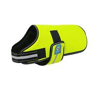 Knuffelwuff Functional Textiles Reflective Safety Dog Coat, 50 cm, Neon