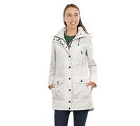 Knuffelwuff Lexington Women's Transition Jacket - Lightweight Waterproof Jacket - Breathable Rain Jacket with Extra Many Pockets for Outdoor, Hiking, Travel, Walking, beige, L