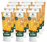 Knuffelwuff Tuben Snack Cheese Cream Pack of 12 - with Lots of Fresh Cheese - No Preservatives, No Added Sugar and Grains - Also Ideal for Puppies - Made in Germany