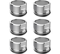 KNUIUYY 6 Pcs Kitchen Tap Spray Head, Water Saver Spout Filter Mesh Faucet Aerator, Puure Water Filter, Replacement Taps Aerator Sprayer Accessories, Tap Adapter Attachment-24MM