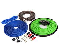 KnuKonceptz Kolossus 4 Gauge OFC Amplifier Installation Kit - Green