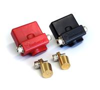 KnuKonceptz Ultimate Battery Terminal v2 Pair- Positive and Negative with Vertical Top Post Adapters