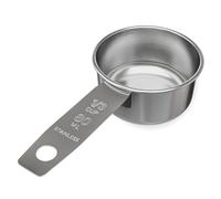 Knupp Co. 1/3 Cup Stainless Steel Measuring Cup | 80 ml | 3 oz | Single Cup | Great for Dog Food Scoop - 1 PK