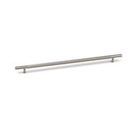 Knurled Brushed Nickel Long Kitchen Cupboard Bar Handle 320mm Fixings Cabinet Door Drawer Furniture Wardrobe Pull