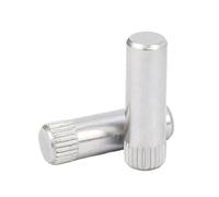 Knurled Cylindrical Pin 304 Stainless Steel M1.5 M2 M3 M4 M5 M6 M8 Parallel Pins Shaft Hinge(M6 5pcs,30mm)