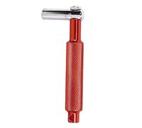 Knurled Drum Wrench, Drum Tuning Key for Drums and Gongs, Metal Multifunctional Drum Key Tool with Teeth Design, Universal Size Easy to Use Musical Instrument Accessory (WE20 Red)