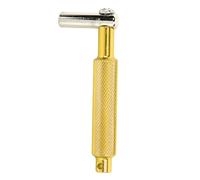 Knurled Drum Wrench, Metal Drum Tuning Key for Percussion Instruments, Universal Drum Key Tool with Textured Grip, for Snare Bass Toms and Gong Maintenance (WE22 Gold)