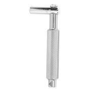 Knurled Drum Wrench, Metal Drum Tuning Key, Universal Size with Teeth Design for Easy Grip, Sturdy Drum Key Tool for Drums and Gong Adjustment, Professional Musical Instrument Acce (WE21 Silver)