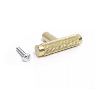 Knurled for T Bar Cabinet Knob 12mm Aluminum Modern Knurled for(gold) | Lightweight aluminum, rust-resistant finish, tactile comfort, contemporary style, easy clean