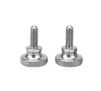 Knurled Head Glass Lock Thumb Screws, 2pcs In 304 Stainless Steel, Perfect For Secure And Locking Solutions(M4x12)