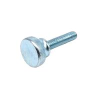 Knurled Screws 1/2/5pcs M3 M4 M5 M6 M8 M10 DIN464 GB834 Knurl High Step Head Hand Tighten Thumb Screw Curtain Wall Glass Lock Thumbscrew Adjust(Light blue,10MM_5PCS M5)