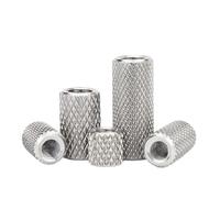 Knurled Thumb Nuts 2/ 5pcs Round Knurled Coupling Nut M3 M4 M5 M6 M8 M10- M16 Stainless Steel Long Extenion Thumb Tighten Nuts(D16xM10x40 (2pcs))