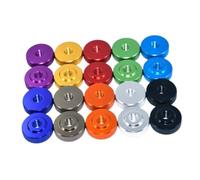 Knurled Thumb Nuts 5-10PCS M3 M4 M5 M6 m8 colourful small step Knurled Thumb hand Nut Aluminum Alloy Multicolor(Purple,M4 10pcs)