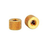 Knurled Thumb Nuts 5Pcs M2 .5 M3M4 Solid Brass Copper Adjusting Knurled Thumb Nut Thumbnut(5pcs M4)