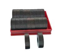 Knurling Tool Holder Wheels For Lathes Straight & Reticulated Pattern Copper 0.5 .8 1 2 .6 Pitch(1.2,Straight 10pcs)