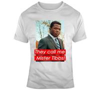 KNWWOL They Call Me Mister Tibbs Heat of The Night Sidney Poitier Fan T Shirt WhiteM