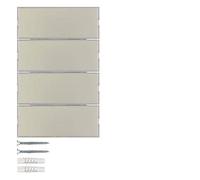 KNX 4-phase keyboard, berker K.x series of hager, steel,