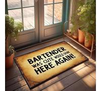 KNZR Bartender Was Cute Welcome Mat/Bath Bathroom Microfiber Quick-drying