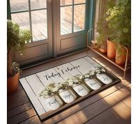 KNZR Funny Home Decor Choosing Faith, Hope, Love, Peace, And Joy Today Doormat Camper Decor Fall Outdoor Decorations(65X90CM)