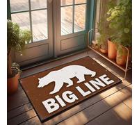 KNZR Inside Door Mats For Front Door Big Line: The Bear'S Path Doormat Entry Mats Outdoor Home Indie Room Decor(40X60CM)