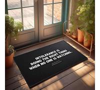 KNZR Nonslip Patio Rug | Solid Color Area Refined Craftsmanship Intolerance Is Doing The Right Thing When No One Is Watching. - Outdoor Pool Decor/Shower Floor Mat Non Slip(50X80CM)