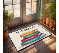 KNZR Small Welcome Mat It'S Okay To Ask For Help Doormat Gamers Accessories Front Entrance Decor(40X60CM)