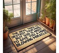 KNZR The Devil Tried To Destroy Your Mind. Of Kitchen Mat Shag Area Tufted