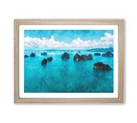 Ko Hong In Thailand Painting Modern Art Framed Print | A2 Oak Framed Wall Art | Ready to Hang | Modern Historical Picture | Living Room Bedroom Lounge Office