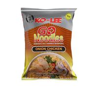 KO-LEE Crunch & Munch Instant Noodles - Onion Chicken Flavour | 3-in-1 Snack, Stir-Fry or Soup | MSG-Free | 85g (Pack of 24)