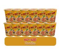 KO-LEE Go Cup Noodles 65g from Serendib | (12 Cups, Korean Kimchi Noodle)
