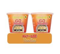 KO-LEE Go Cup Noodles 65g from Serendib | (2 Cups, Hot & Spicy)
