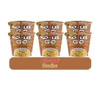 KO-LEE Go Cup Noodles 65g from Serendib | (6 Cups, Beef & Onion)