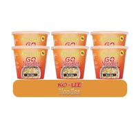 KO-LEE Go Cup Noodles 65g from Serendib | (6 Cups, Hot & Spicy)