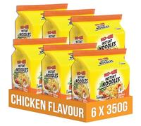 Ko - Lee Instant Noodles Chicken Flavour 350g (Pack of 6) - Ideal for Snacking, Stir-Frying, Soups or as a Side Dish - Instant Noodles (Chicken 350g (Pack of 6))
