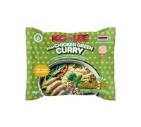 KO-LEE Thai Sensation Instant Noodles - Chicken Green Curry Flavour | Authentic Thai Inspired Meal | 85g (Pack of 22)