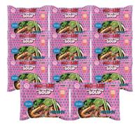 KO-LEE TS King Prawn Tom Yum 85g x 11 | Thai-Style Tom Yum Instant Noodle Soup | Spicy & Tangy King Prawn Flavour | 11 Pack | 935g Total
