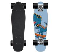 KO-ON Skateboard Complete Skateboards 22 Inch Mini Cruiser Skateboards for Beginners Kids Boys and Girls (Groove T-Rex)