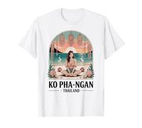 Ko PHA-NGAN Thailand, Fun Beach Ocean Sunset Yoga Meditation T-Shirt