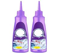 KOAHDE Active Enzyme Clothing Stain Remover,Clothes Quick Laundry Dry Cleaner,Fast Stain Remover Laundry,White Shirt Garment Stubborn Cleaner,Clothes Oil Liquid,2PC