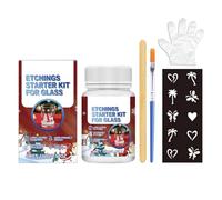 KOAHDE Etching Creams Kit for Glass,Glass Etching Paste,White,100G,1PC,DIY Art Craft Supplies Create Permanently Etched Designs