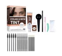 KOAHDE Eyebrow and Eyelash Dye Kit,Lash Tint and Eyebrow Dye,DIY Hair Dyeing for Salon Home Use,20ML*2