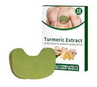 KOAHDE Gynecomastia Cellulite Patch for Men,Chest Belly Fat Tightening Patch,Tightening Ginger Compress Patch,Gynecomastia Tightening Ginger Patch,Gynecomastia Cellulite Melting Patch,12PC
