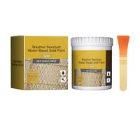 KOAHDE Liquid Gold Leaf Paint,Acrylic Paint Metallic Gold,150G,1PC,Ideal for Canvas,Wood,Clay,Fabric,Ceramic,Stone,Glass Craft Supplies