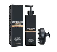 KOAHDE Man Root Activator Shampoo,Root Activator Shampoo,Roots Activators Shampoos for Men,Hair Growth Shampo,for Thinning Hair and Hair Loss,Natural Herbal Essence Shampoos,with Scalp Comb