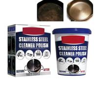 KOAHDE Stainless Steel Clean Wax,Powerful Cookware Derusting Cleaning Paste,Nano Stainless Steel Cleaning Paste,Cookware Cleanser for Home,Kitchen All-Purpose Heavy-Duty Cleaning Wax,100G