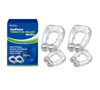 KOAHDE Tinnitus Relief Earrings,Tinnitus Relief for Ringing Ears Device,Acupeace Anti Tinnitus,Device for Stop Ear Ringing,Tinnitus Relief Device,Anti Tinnitus Relief Ear Clip,4PC