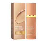 KOAHDE Warm Skin Tone Foundation,Colour Changing Foundation,Face Cover Concealer Cream,Naturally Blends Moisturizing Makeup,Waterproof Poreless,30ML,1PC