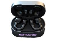 KOAIEZ Bone Conduction Bluetooth Headset, Hearing Aid Out-Of-Ear Wireless Headphones Hanging Ear, Music Sports Ultra-Long Endurance, 8D Sound And CVC Noise Reduction, for Running Cycling Workouts