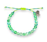 KoaKoa Moonlight Bead Sea Turtle Tracking Bracelet, helps save sea turtles, fully adjustable Men and Women, Fully Adjustable, Cotton, no gem type