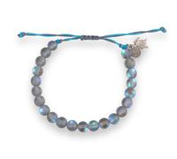 KoaKoa Moonlight Bead Sea Turtle Tracking Bracelet, helps save sea turtles, fully adjustable Men and Women, Fully Adjustable, Cotton, no gem type